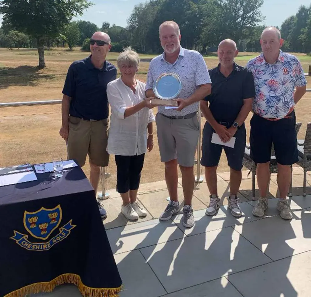 Gareth adds 2nd Senior County Strokeplay Crown at Crewe